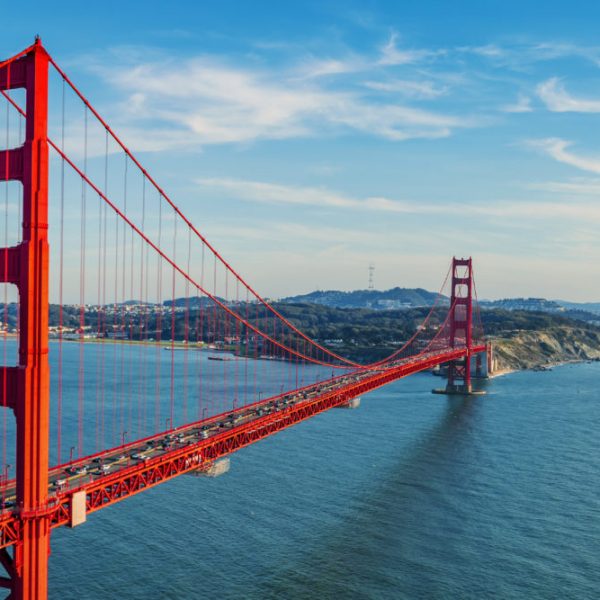 Golden Gate Bridge panorama, San Francisco California